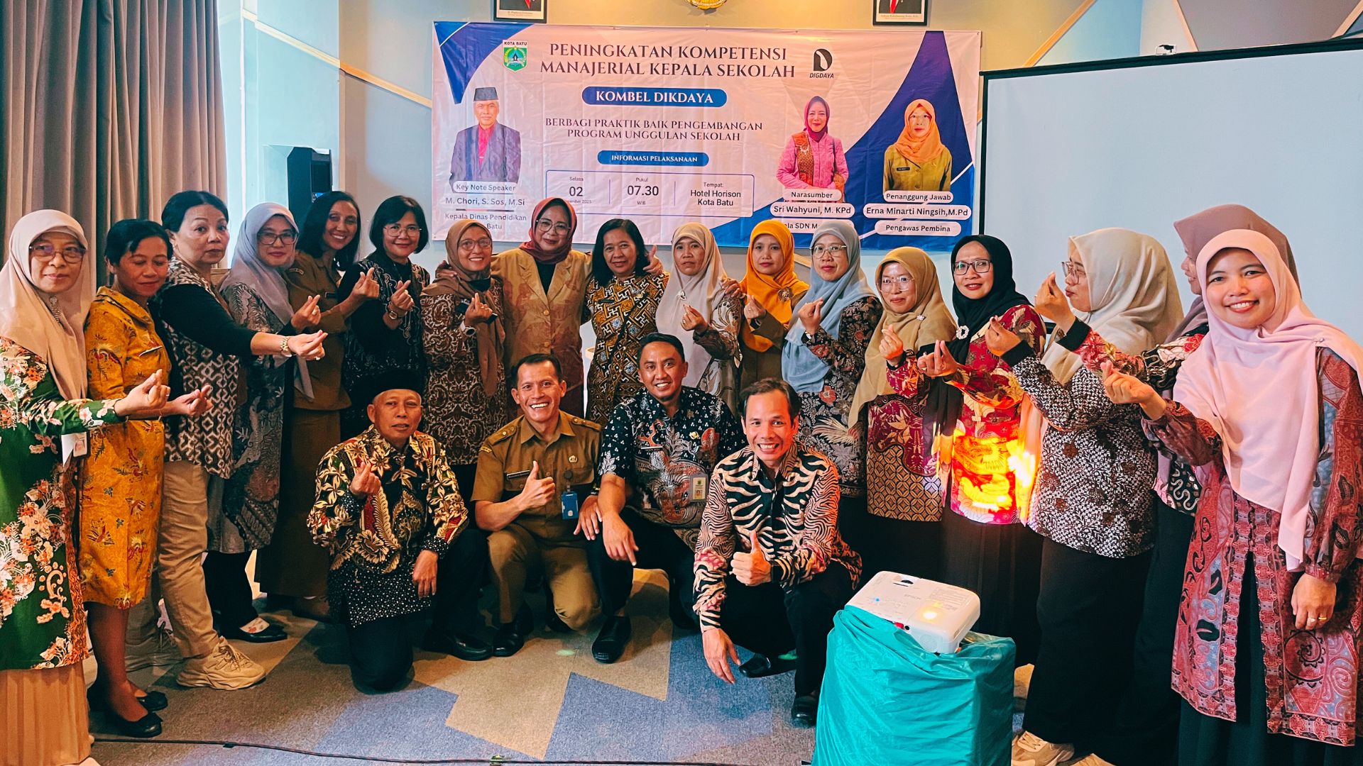 Peningkatan Kompetensi Manajerial Kepala Sekolah bersama Kombel Digdaya